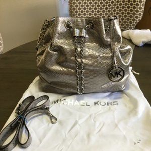Michael Kors Metallic Crossbody Handbag
